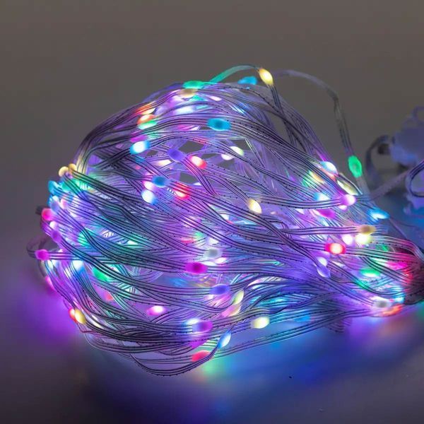 Умная гирлянда Smart штора 400 LED 3*3 м с управлением со смартфона, мультиколор W006SH W006SH фото