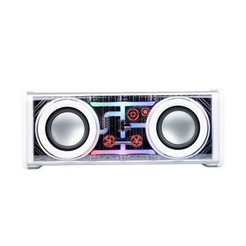 Колонка портативна V8 BT/TF/USB/TWS 10 Вт біла V8W 1927464361 фото