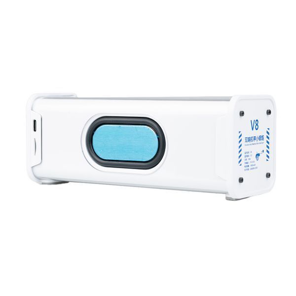 Колонка портативная V8 BT/TF/USB/TWS 10 вт белая V8W 1927464361 фото