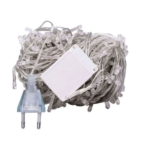 Гирлянда штора 3х2 м 144 LED светодиодная медный провод 16 нитей Синий ZWM2320LEDBL 1961224208 фото