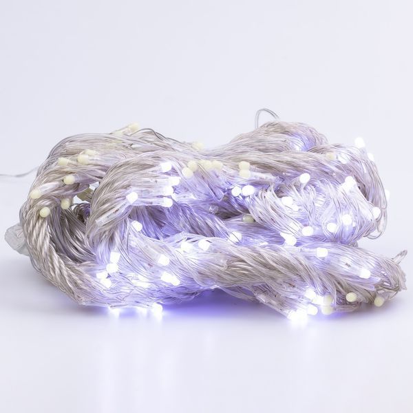 Гирлянда штора 3х2 м 144 LED светодиодная медный провод 16 нитей Белый ZWM2320LEDW 1961224209 фото