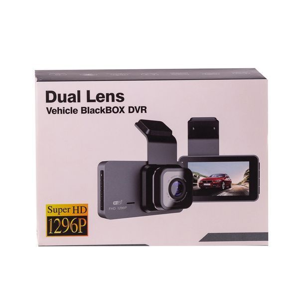 Видеорегистратор для авто Light Dual Lens Vihicle BlackBOX DVR с камерой заднего вида Y11ANDB 1891676004 фото