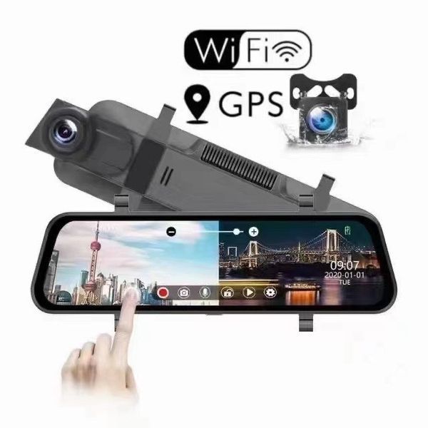 Видеорегистратор зеркало с камерой заднего вида Touch Screen Super DVR VBDVRB 1891698058 фото