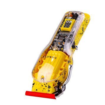 Машинка для стрижки волосся Sokany SK-LF-9970 акумуляторна з 8 насадками Жовтий 2017989785 фото
