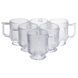 Набор чашек 6 шт для чая и кофе Goblet по 300 (мл) кружки стеклянные HP-19-L8 HP-19-L8 фото 1