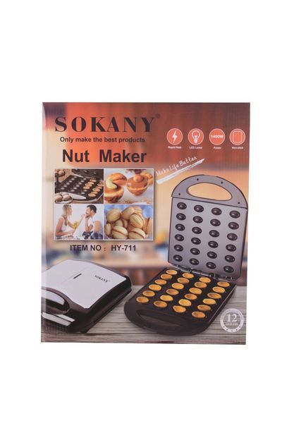 Орешница Sokany HY711 электрическая 1400 Вт на 24 орешка HY711SS фото