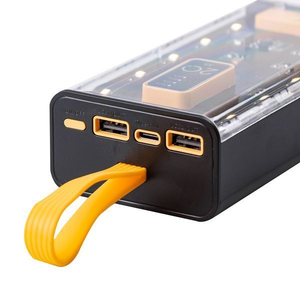 Повербанк SmartX Fast Charge Power Bank 20000mAh зовнішній акумулятор 4 вбудованих кабелі X-101 2076923806 фото