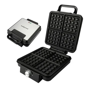 Вафельница на 4 бельгийских вафли с антипригарным покрытием Sokany SK-08031 SK-08031 фото