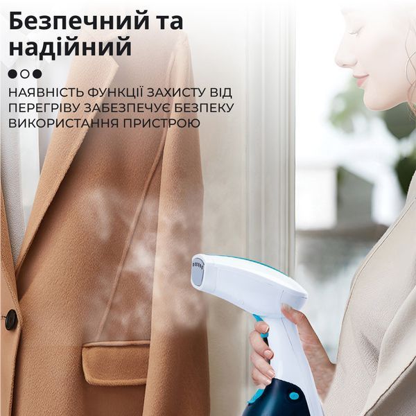 Ручний відпарювач для одягу SOKANY 250 мл Блакитний Lugi AJ2205BL AJ2205BL фото