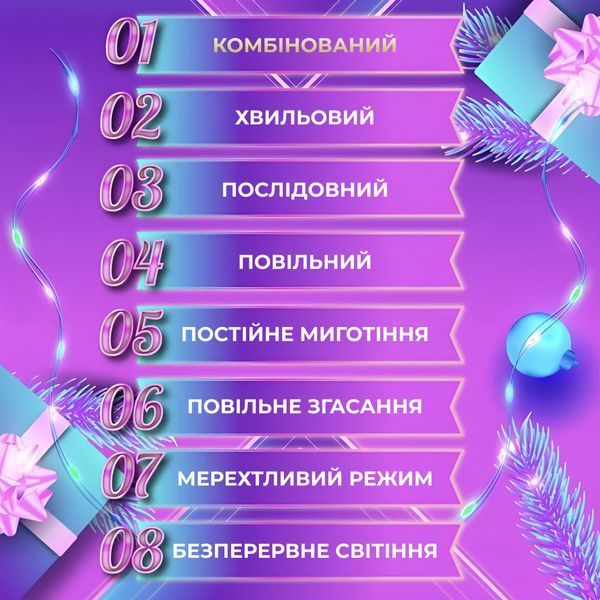 Гирлянда Роса Капля 50 метров 500 LED лампочек светодиодная гирлянда в катушке медный провод 8 функций + пульт 1733033ML 1961022993 фото