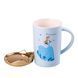 Чашка керамічна Princess 400мл з кришкою Блакитний HPCYM0845BL 2056326842 фото 2
