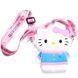 Дитяча силіконова сумочка Hello Kitty 13*10*3 см Білий HP-55-1W HP-55-1W фото 1