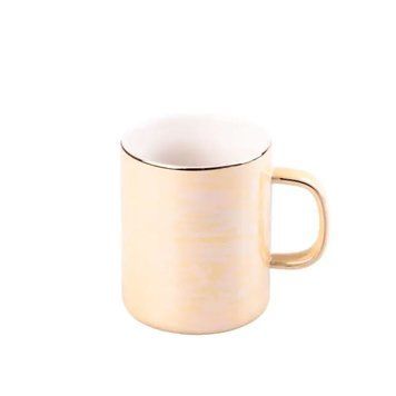 Чашка керамічна Glaze 420мл у дзеркальній глазурі Жовтий HPCYM0763Y 2028654091 фото